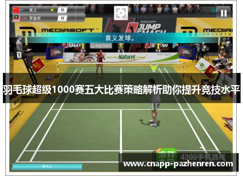 羽毛球超级1000赛五大比赛策略解析助你提升竞技水平