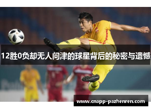 12胜0负却无人问津的球星背后的秘密与遗憾